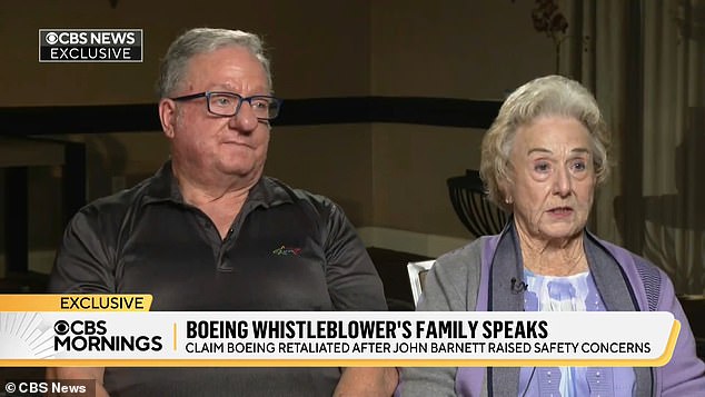 Boeing Barnett whistleblower's mother, Vicky Stokes, and brother, Rodney Barnett, spoke to CBS on Thursday and gave their side of the story.