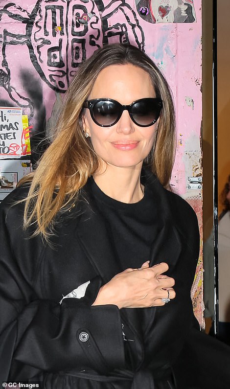 Jolie was photographed on December 28, 2023 in New York