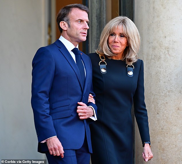 President Emmanuel Macron and Brigitte Macron