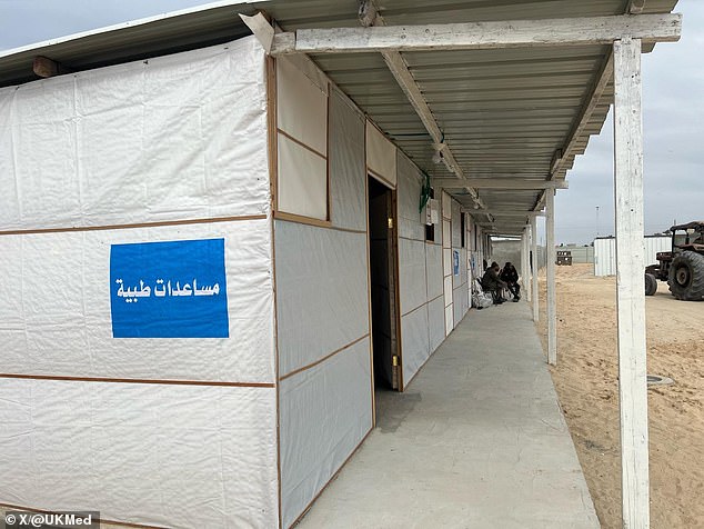 The first UK-funded field hospital has opened in Gaza to treat patients suffering from illnesses ranging from minor illnesses to injuries as serious as gunshot wounds.