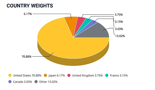 Overweight: The UK stock market represents just 3.75% of the MSCI Global index, but the UK £5,000 Isa would represent 20% of a £25,000 annual investment.