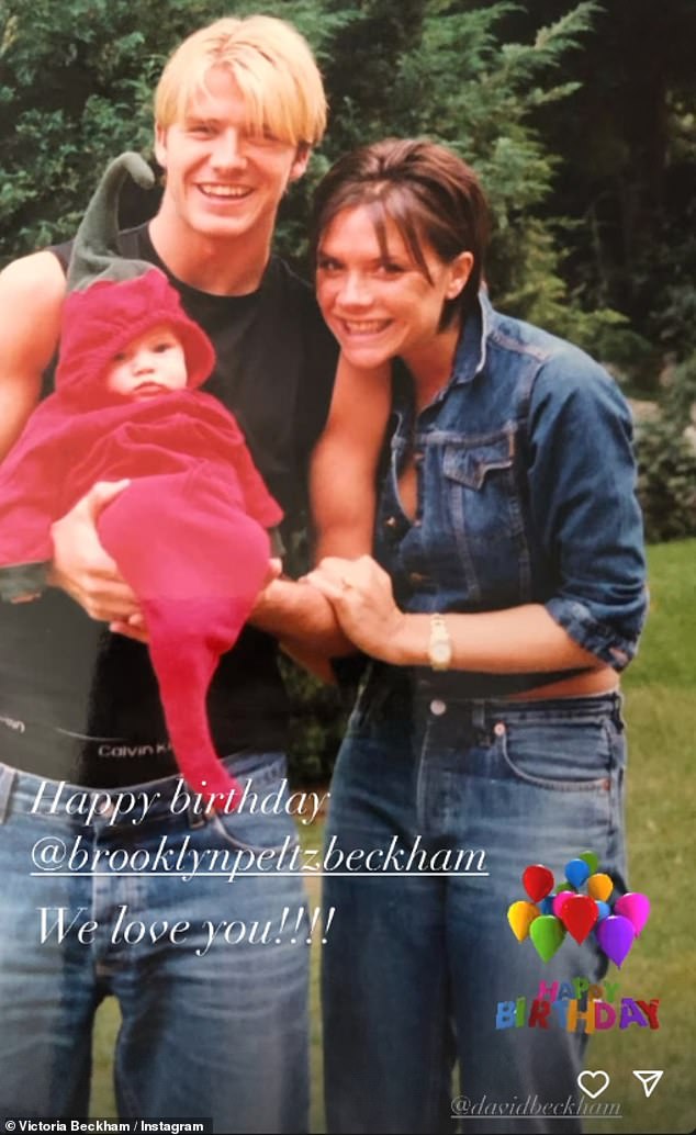 The fashionista marked the aspiring chef's birthday with a series of sweet snaps, including an incredible throwback of her son dressed as a chili