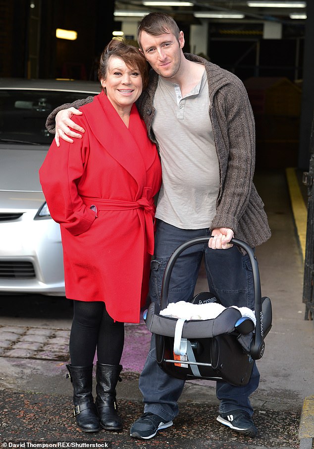 Tina Malone thanked her fans for their support following the death of her husband Paul Chase earlier this week (pictured together in 2014)