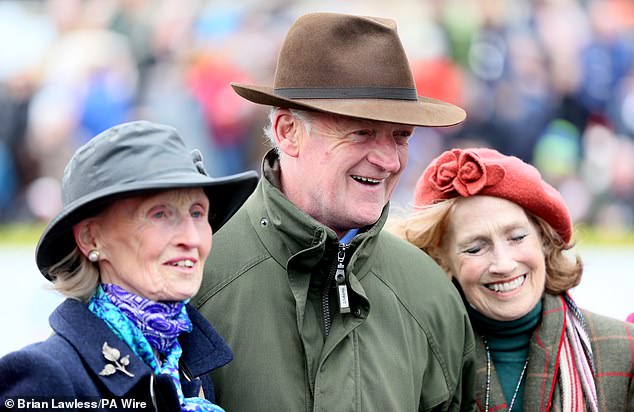 There is probably nothing more trainer Willie Mullins would like to do than win his late mother's memory race (left) and he has a great opportunity with Embassy Gardens.