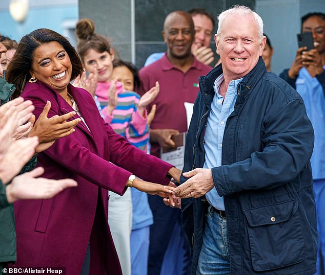 Until Saturday night there were only three certain things in life: death, taxes and Charlie Fairhead in the center of Holby City Hospital, but the lovable character has finally retired.