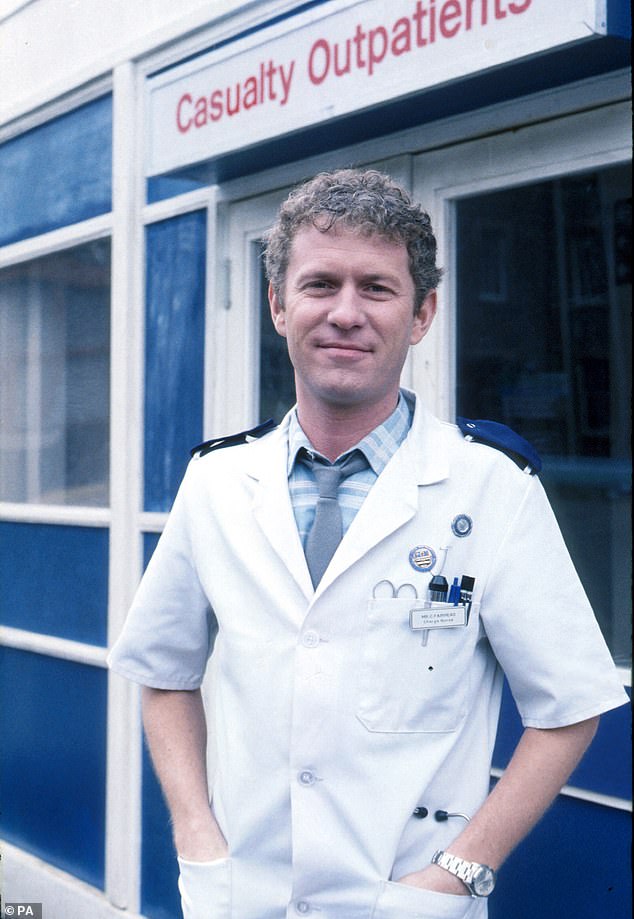 The actor prepares to bow out as clinical nurse Charlie Fairhead after joining the BBC medical drama during its first series on 6 September 1986