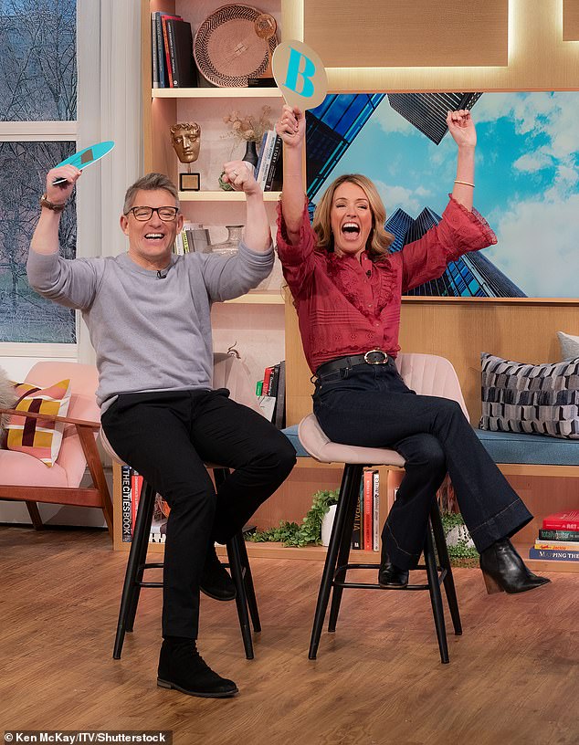Cat Deeley and Ben Shephard relax after their four days on air, sharing a glimpse of their very different weekends with their Instagram followers