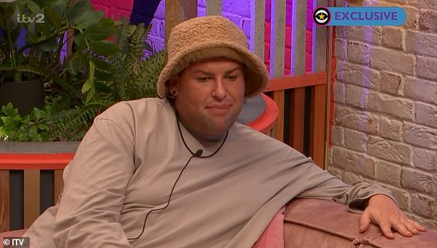David Potts revealed he had girlfriends before coming out as gay as he discussed the bullying he suffered at school on Thursday's Celebrity Big Brother.