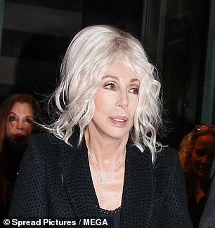 Earlier this week, Cher was sporting her usual raven locks.