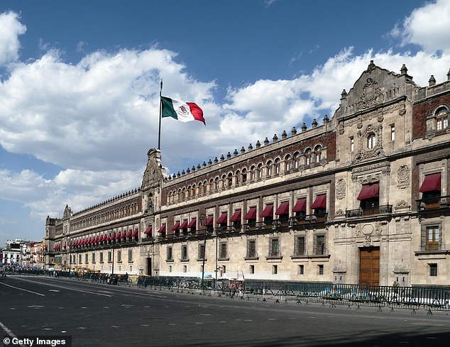 The structure of the National Palace dates back to the 18th century and was built on the site of the Aztec emperor's palace.