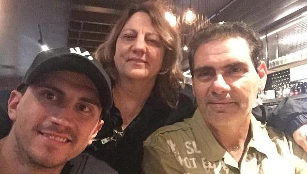 Family members of Franco and Loris Puglia (centre, right) have described their heartbreak after the couple were brutally beaten to death by their son, Christian (left)