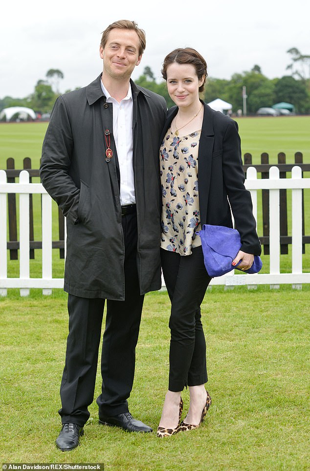 Charlie is Claire's first public relationship, since announcing her split from husband Stephen Campbell Moore in 2018 (pictured with Stephen in 2013).