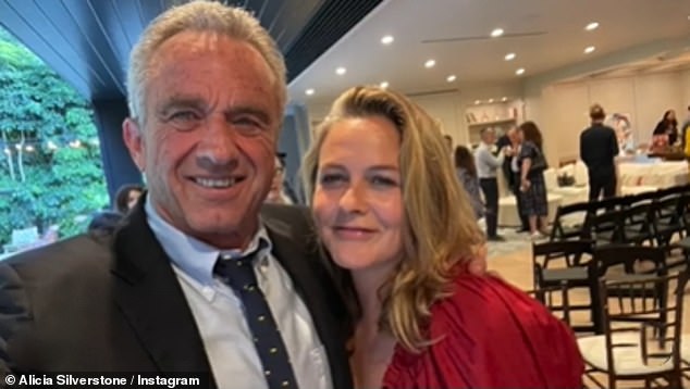 Clueless star Alicia Silverstone dropped over $400 to get an LA vegan cheese shop to cater an event hosted by politician Robert F. Kennedy Jr.