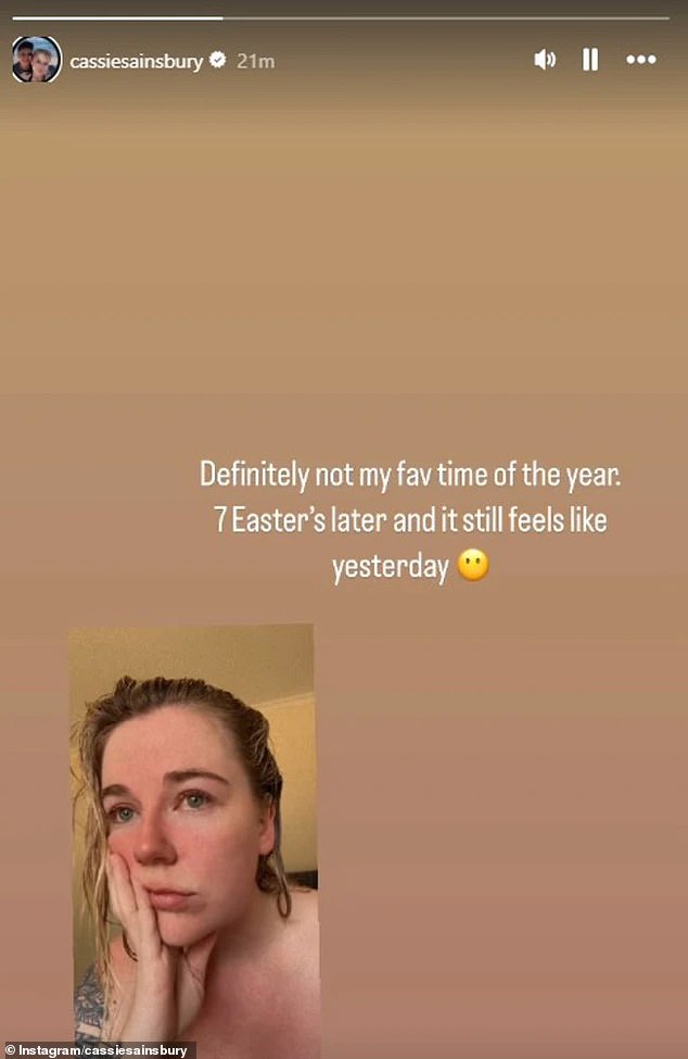 Cassie Sainsbury shared an emotional post on Instagram on her seventh Easter out of prison.  She served almost three years of a six-year sentence in a famous Colombian prison.
