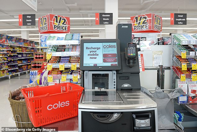 The most common type of crate, where goods are weighed after being scanned, is shown
