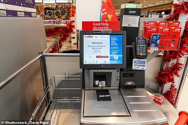 Coles self service checkout is completely out of hand as shopper