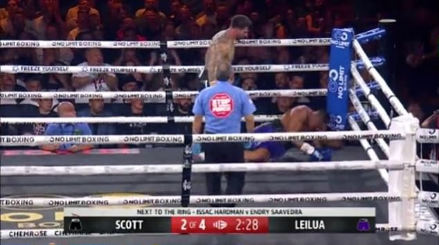 Curtis Scott has emerged victorious in his professional boxing debut