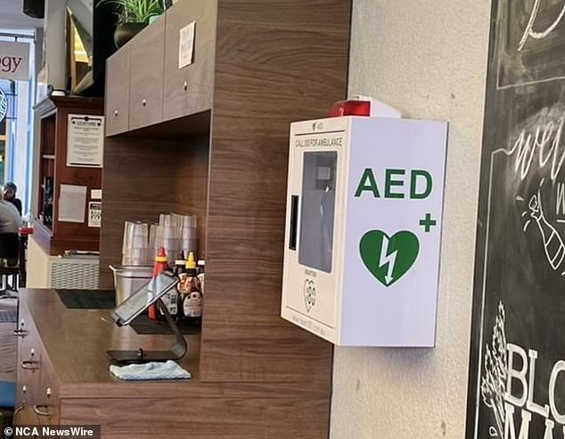 The owner of a popular Sydney cafe has launched an urgent appeal after a life-saving defibrillator was stolen from the busy seaside restaurant.