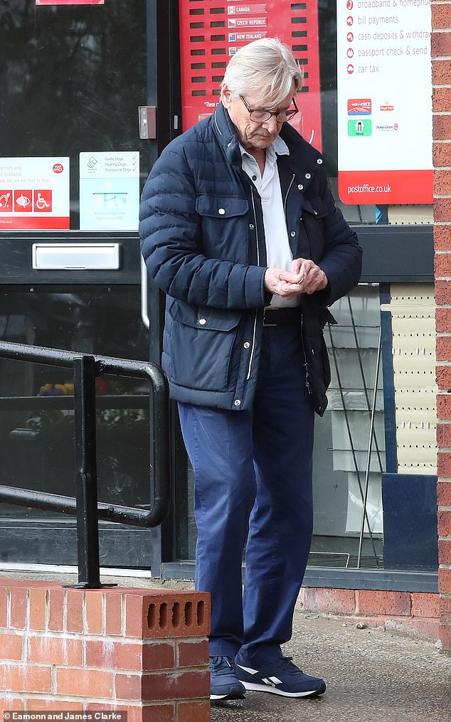 Coronation Street star Bill Roache, 91, was seen at Cheshire Post Office on Thursday in the midst of his bankruptcy after being given three months to clear a £500,000 tax debt.