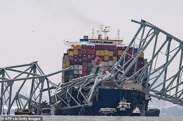 Bridge collapse: Lloyd's of London will claim a large chunk of the billion-dollar bill after a huge container ship crashes into the Francis Scott Key Bridge