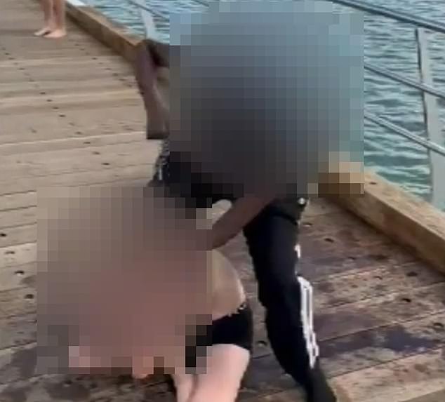 The Year 9 student was punched more than 50 times and dragged by her hair while one of the cruel bullies poured an energy drink over her head.