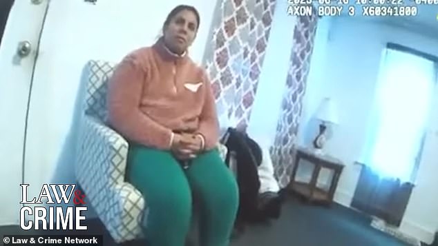 Disturbing footage shows mom Kristel Candelario 32 calmly lying to