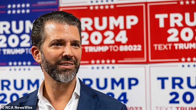 Donald Trump Jr, the eldest son of the presidential candidate and twice-impeached 45th US president, was due to address thousands of people in Brisbane, Victoria and NSW as part of his high-profile 'Down Under' tour