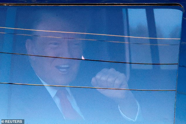 Former President Donald Trump arrived at a federal courthouse in Fort Pierce, Florida, on Thursday for the latest hearing in the classified documents case