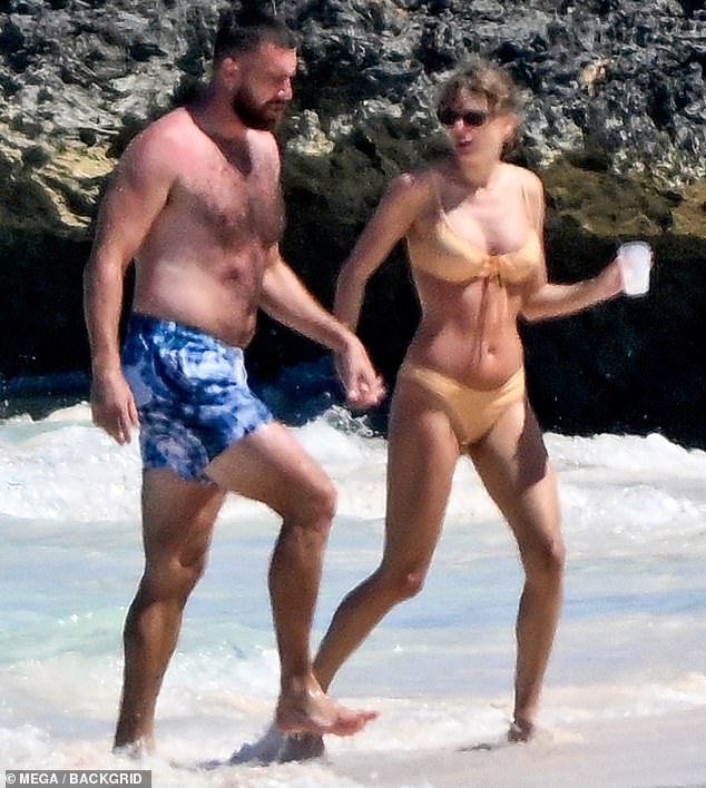 LOVE HANDLES: Kelce was mocked for his dad bod while vacationing in the Bahamas with Swift, but the truth is, us women love it.
