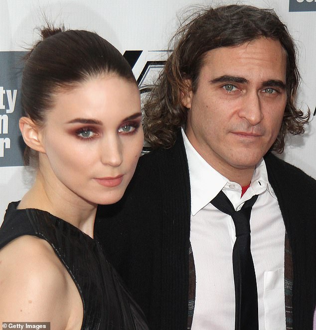 SIMILAR: Many celebrity couples, including actress Rooney Mara and actor Joaquin Phoenix (pictured), look alike