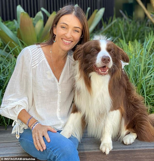 TV vet Dr Katrina Warren (pictured) said tennis balls are a hidden danger as they can damage dogs' teeth and even pose a choking risk.