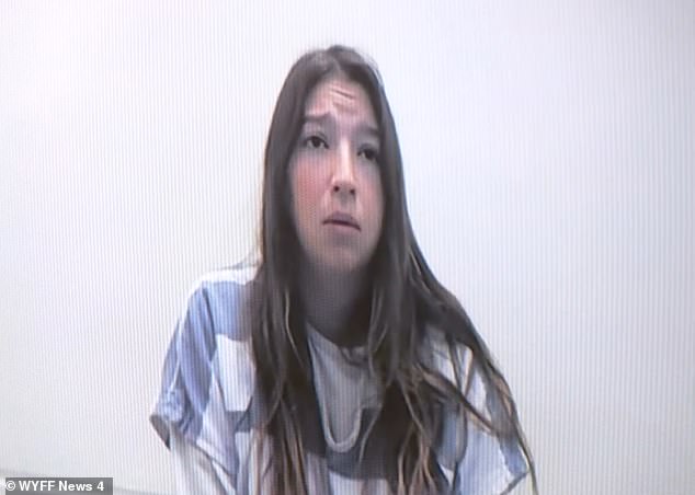 Jamie Lee Komoroski, 26, confessed in a prison phone call to her sister Kelsi that she considers herself an 'alcoholic'