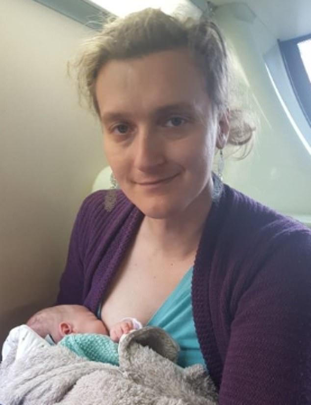 Mika Minio-Paluello, a trans woman from the United Kingdom, sparked an international debate about gender and motherhood last year after uploading this image of her breastfeeding.  She was not involved in the new study.