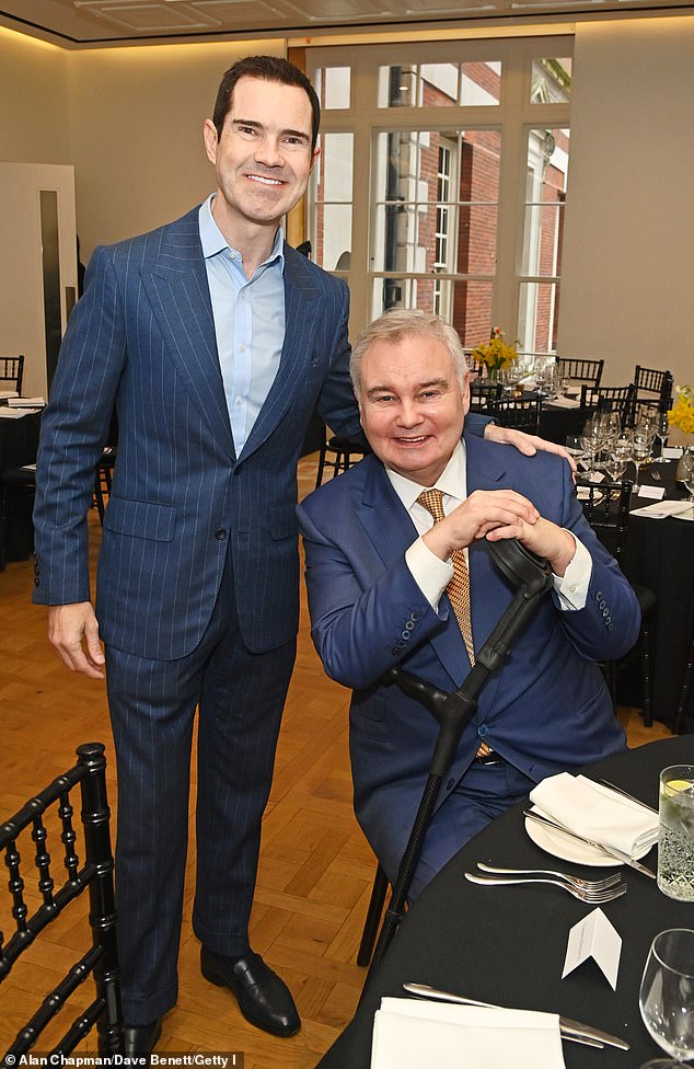 Eamonn Holmes, Jimmy Carr and Tamara Beckwith headlined the celebrity line-up at the Turn The Tables 2024 lunch in London on Monday.