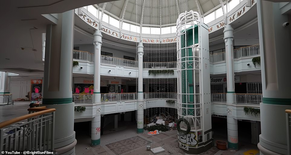 He was shocked to find that the mall – which opened in 1990 following a C$150 million investment and closed in 2022 – appeared frozen in time, with interiors “completely preserved and entirely unchanged”.