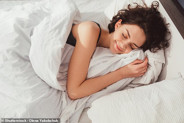 A survey of bedroom habits suggests that 85 percent of women would choose a good night's sleep over having an orgasm (stock image)