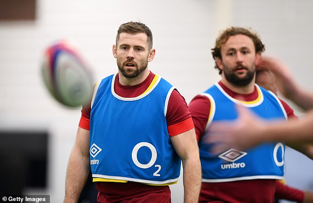 Elliot Daly (left) has been drafted into the England squad to face France in the Six Nations clash.