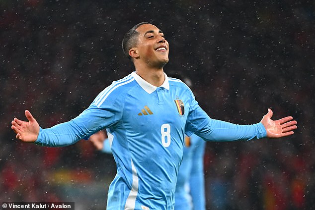 Youri Tielemans scored two goals in the first half taking advantage of England's mistakes.