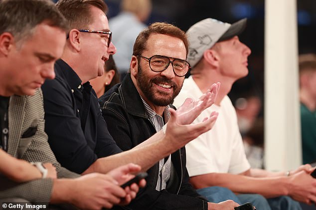 Hollywood actor Jeremy Piven was spotted at the NBL Championship Grand Final in Melbourne on Sunday.