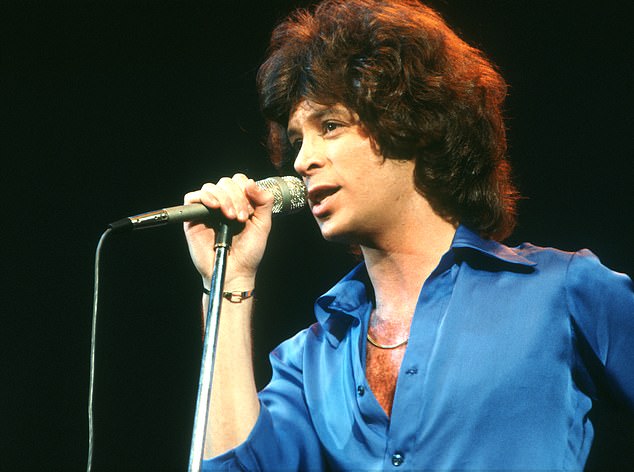 Raspberries frontman Eric Carmen, known for his solo hits Never Gonna Fall in Love Again, She Did It and Hungry Eyes, has died aged 71 (pictured in 1970)