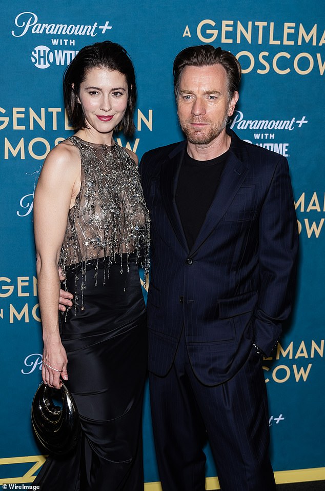 Ewan McGregor and his wife Mary Elizabeth Winstead star together in his upcoming series A Gentleman in Moscow.  And the Scottish actor has shared how special the process of recreating his real-life love on screen really was.  Both in the photo