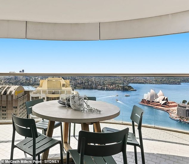 Former Qantas CEO Alan Joyce to upgrade his luxury Sydney Harbor front unit (pictured is the view from the balcony)