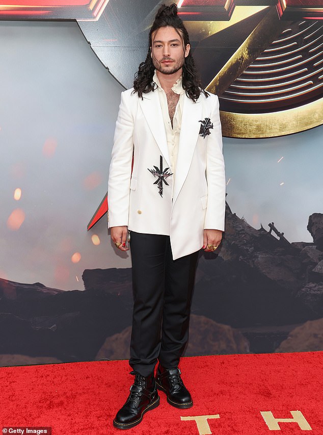 Ezra Miller's, 31, role as District Attorney Sinclair in the Amazon Prime animated series Invincible has been quietly recast amid the embattled star's numerous controversies from 2020;  seen in June 2023 in Hollywood