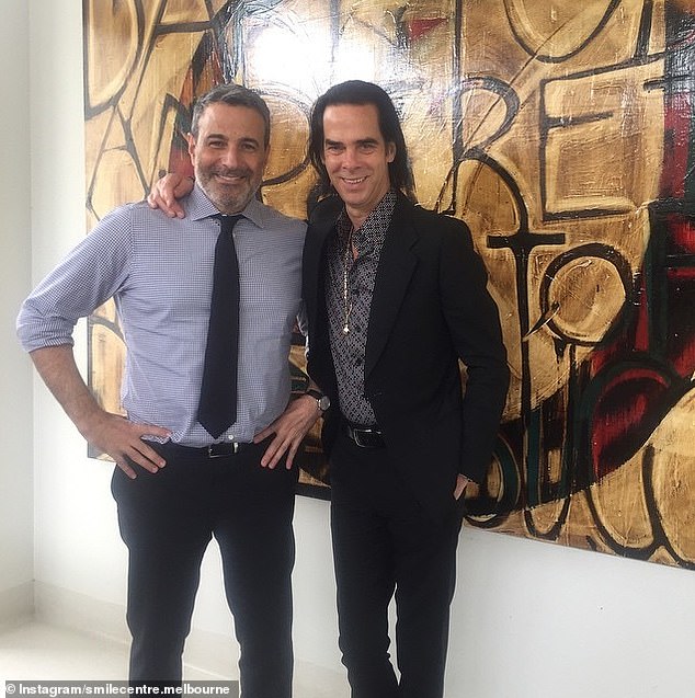 Paltoglou's has worked with celebrities such as musician Nick Cave (pictured) and truck boss Lindsay Fox. His lawyer tried to keep his case out of the public domain.