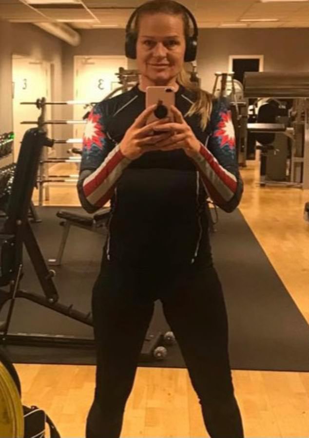 An active Swedish mother who underwent hip surgery to try to rid herself of persistent pain, Lotta Kallin (pictured), has instead been left with a side effect that baffles doctors