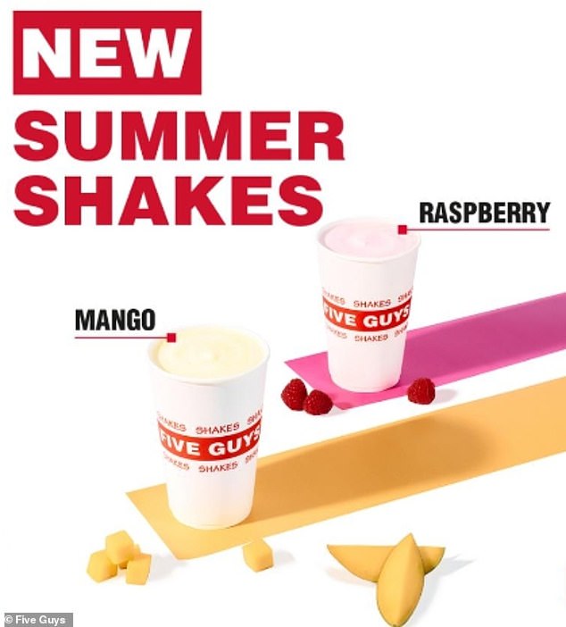 New summer mango and raspberry milkshakes join its extensive milkshake menu - but fans need to be quick, as the additions will only be available for a limited time.