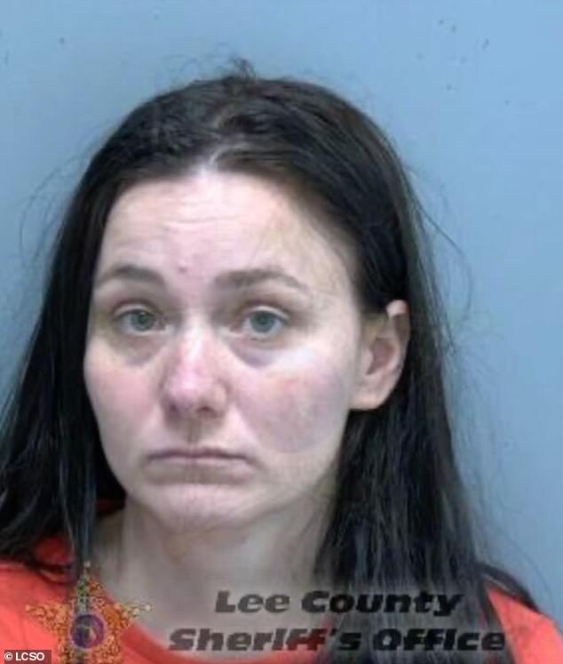 Lauren Angelica King, 32, was arrested and charged with two counts of lewd and lascivious behavior after sending sexual text messages to a student.