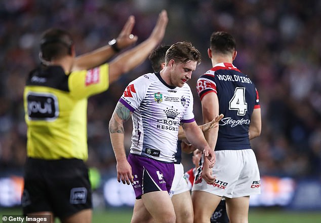 Munster had a night to forget in the 2018 NRL grand final, condemned twice in a heavy defeat.