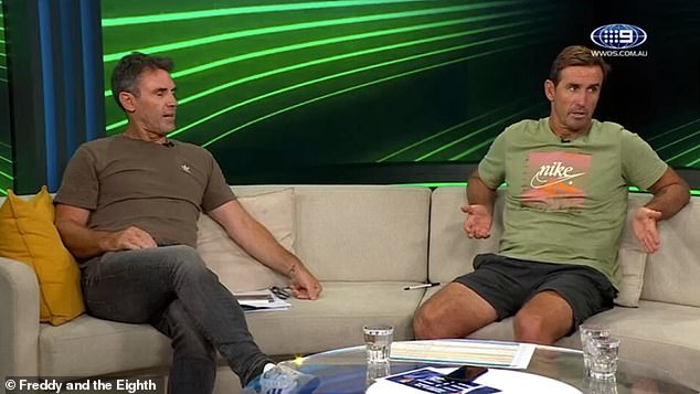 Andrew Johns and Brad Fittler got angry over Easter