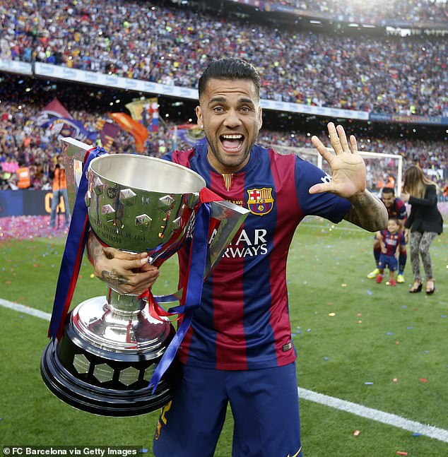 Former Brazil and Barcelona player Alves is one of the most decorated footballers in history.